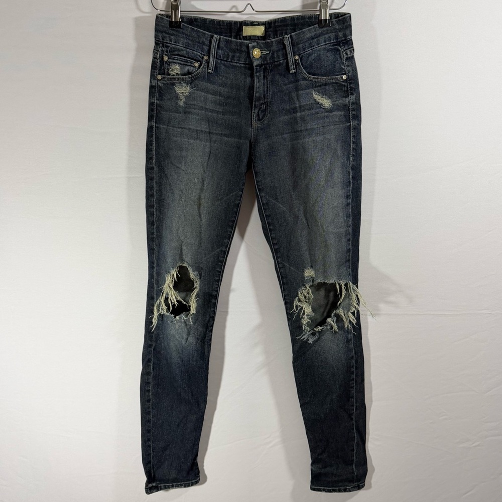 Mother “The Looker” Distressed Skinny Jeans